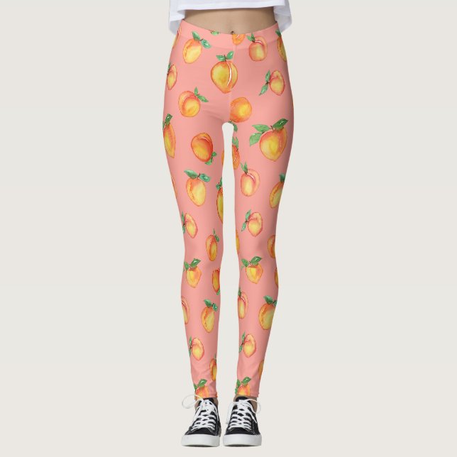 Leggings Motif de pêche d'été doux grand (Devant)