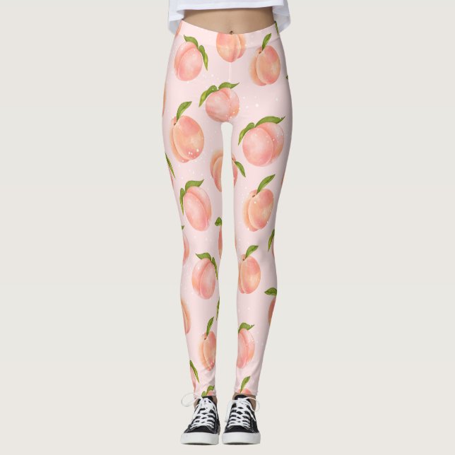 Leggings Motif de pêche d'été doux grand (Devant)