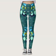 Motif de peinture couleur vert mignon