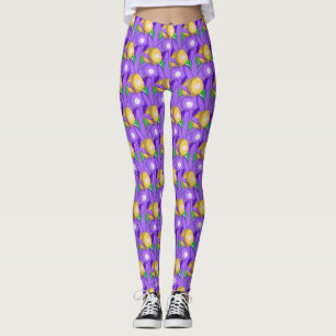 Leggings Motif de perles Mardi Gras
