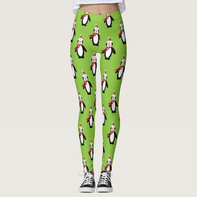 Leggings Motif de pingouin (Devant)