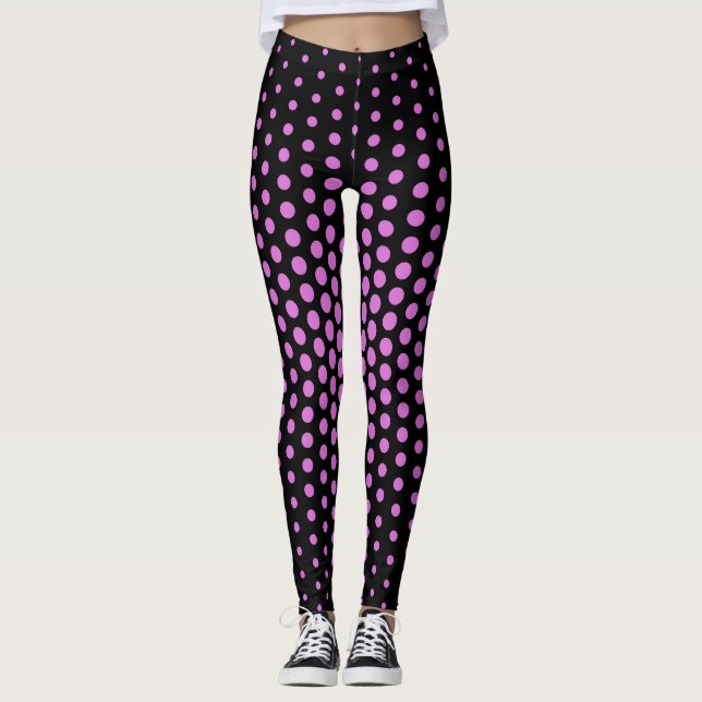 Leggings Motif de point Techno Orchid (Devant)