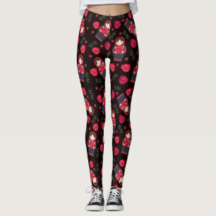 Leggings Motif de poupée d'imbrication