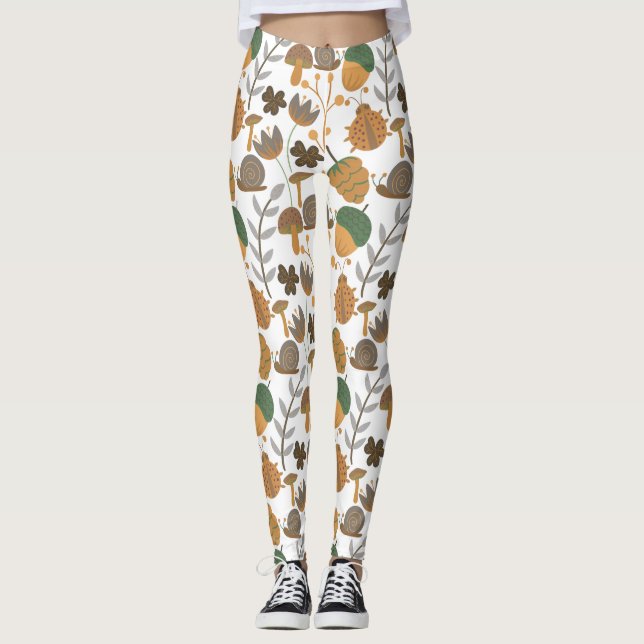 Leggings Motif de printemps très Cool (Devant)