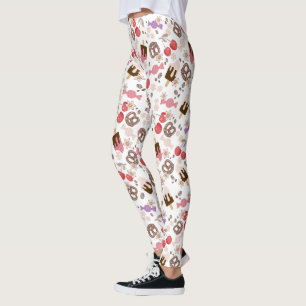 Leggings Motif de salades et douceurs