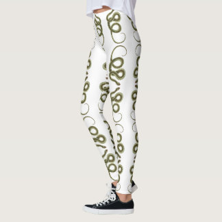 Leggings Motif de serpent viper