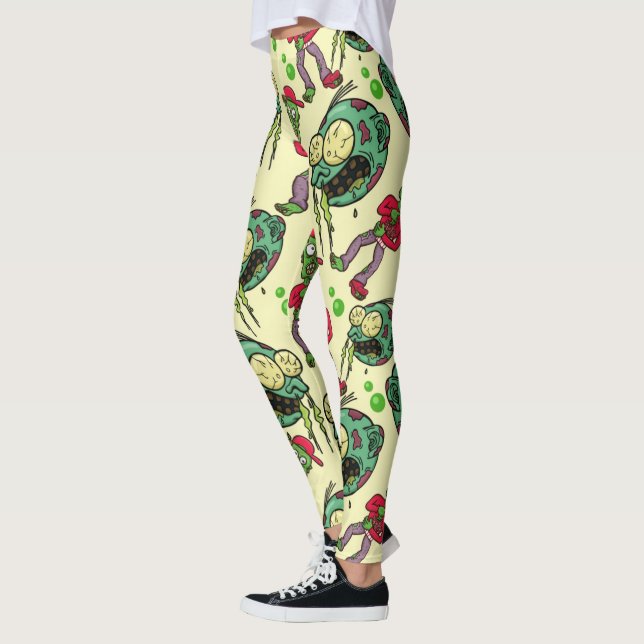 Leggings Motif de Sick Zombie (Gauche)