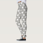 Leggings Motif de silhouettes de Samoyed<br><div class="desc">Guêtres de motif de silhouettes de chien de Samoyed</div>