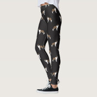 Motif de silhouettes de St Bernard