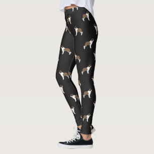 Leggings Motif de silhouettes de St Bernard