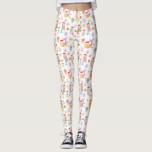 Leggings Motif de sirène Noël