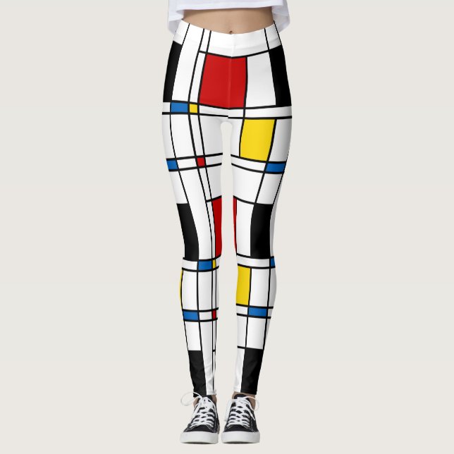 Leggings Motif de Stijl (Devant)