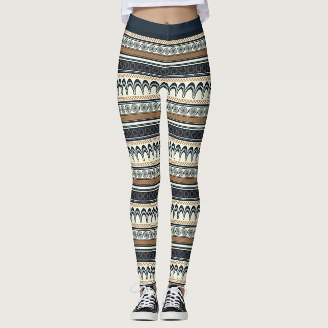 Leggings Motif de style minoen (Devant)