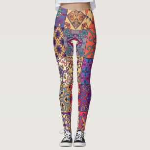 Leggings Motif de style Talavera