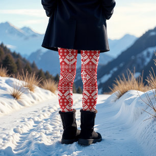 Leggings Motif de Sweat Nordic