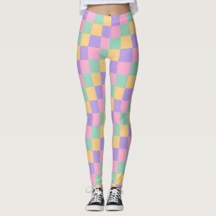 Leggings Motif de tableau de bord Pastel Dreams