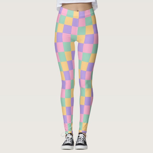Leggings Motif de tableau de bord Pastel Dreams (Devant)