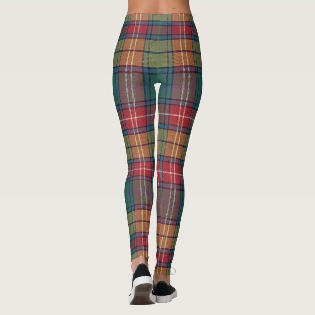 Leggings Motif de Tartan antique de Buchanan (Dos)
