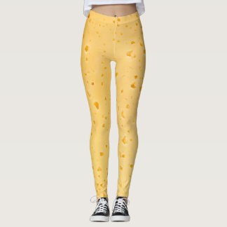 Leggings Motif de texture de fromage