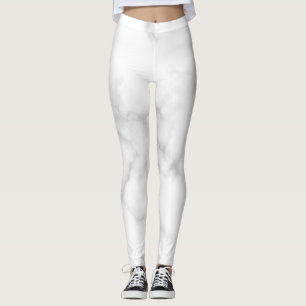 Leggings Motif de texture de marbre