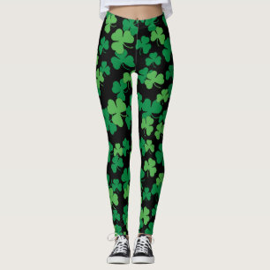 Leggings Motif de trèfle de jour de St Patricks