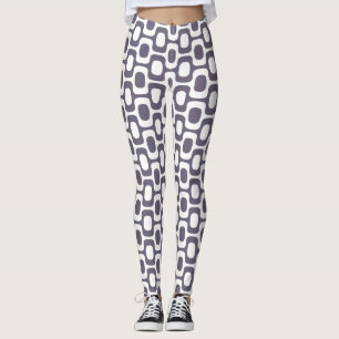Leggings Motif de trottoir d'Ipanema, Motif de plage, Brési