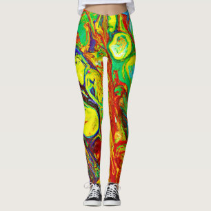 Leggings Motif de vibrance coloré