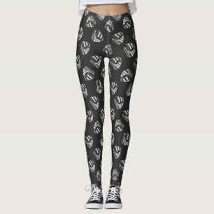 Leggings Motif de voilier dessiné par craie