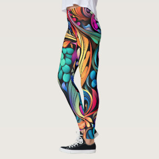 Leggings Motif décoratif Paisley