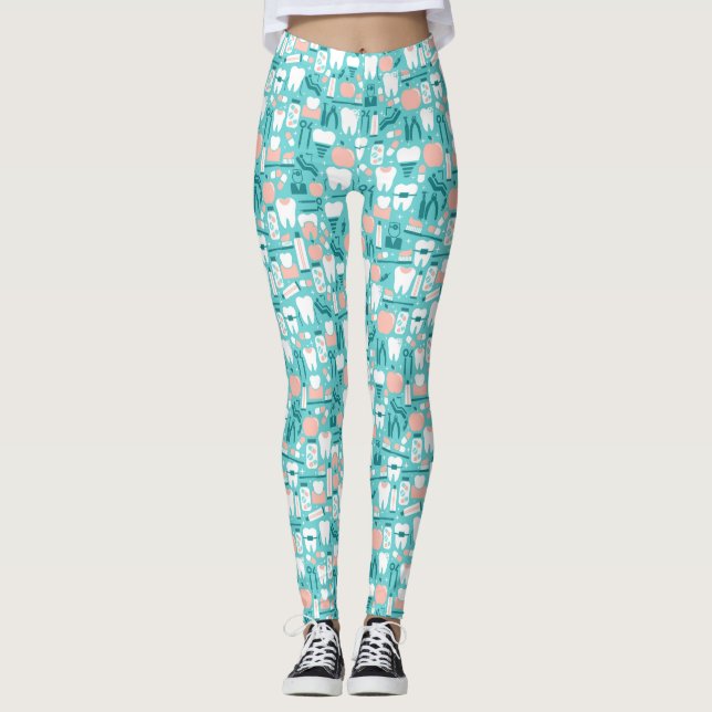 Leggings Motif dentaire (Devant)