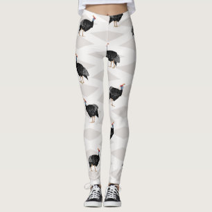 Leggings Motif des oiseaux de la pinède