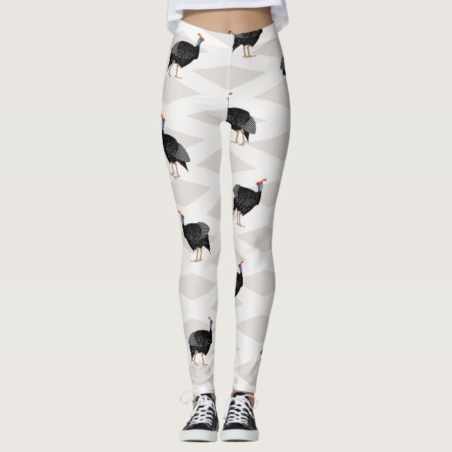 Leggings Motif des oiseaux de la pinède (Devant)