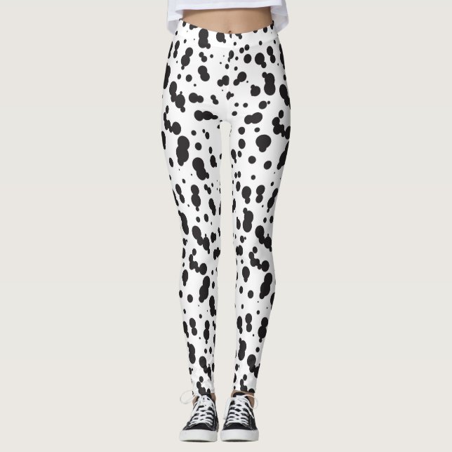 Leggings Motif des points Dalmatine (Devant)