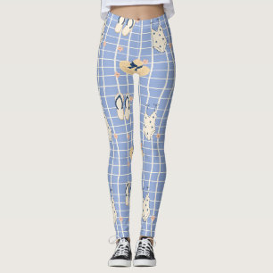 Leggings Motif d'essentiels de plage estivale (1)