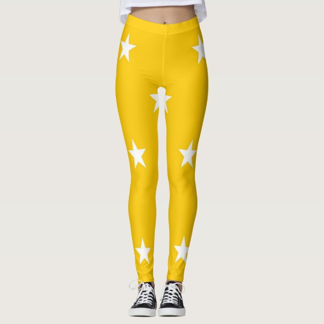 Leggings Motif d'étoiles (Devant)