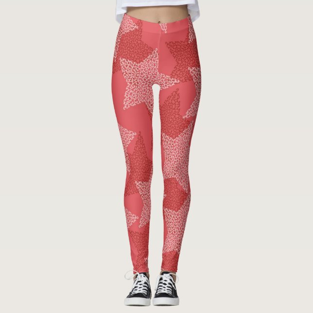 Leggings Motif d'étoiles (Devant)
