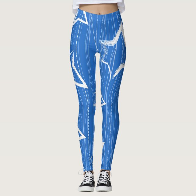 Leggings Motif d'étoiles (Devant)