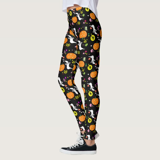 Leggings Motif d'Halloween (Gauche)