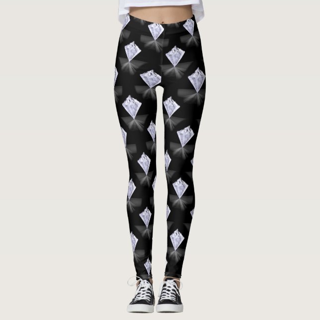Leggings Motif diamant (Devant)