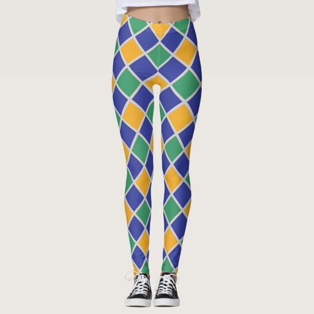 Leggings Motif diamant n° 83 (Devant)