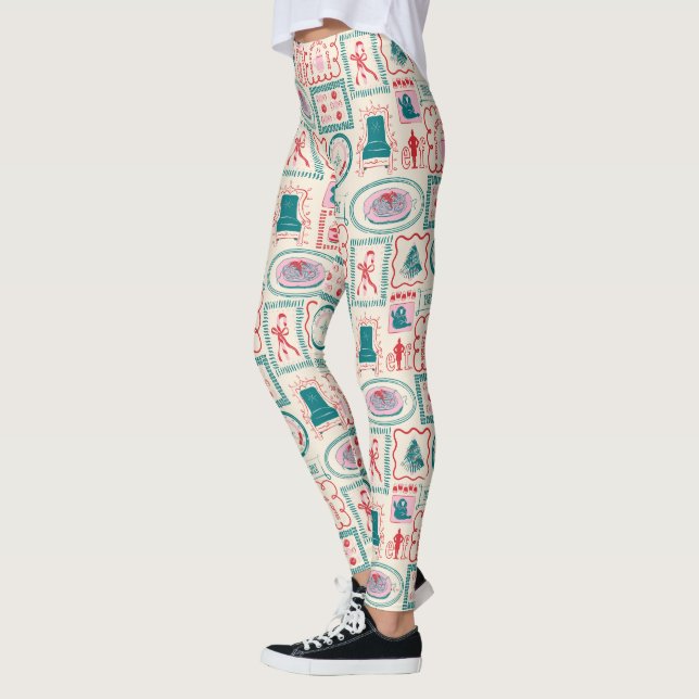 Leggings Motif d'icône Elf Holiday (Gauche)