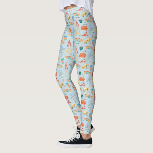 Leggings Motif d'icônes Classiques FRIENDS™ (Gauche)