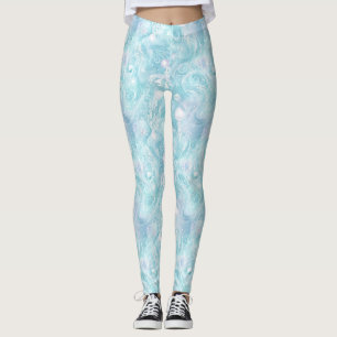 Leggings Motif d'océan de méduses lumineuses