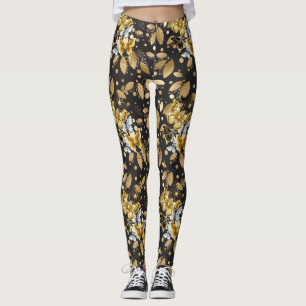 Leggings Motif d'or 06.bw DGrey BG