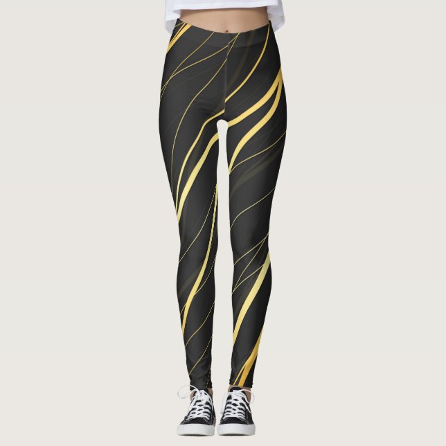 Leggings Motif d'or 1 (Devant)