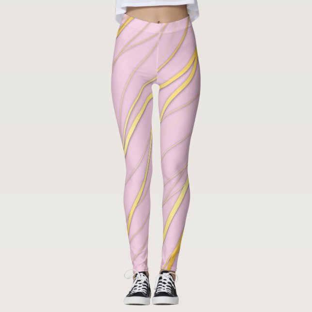 Leggings Motif d'or 2 (Devant)
