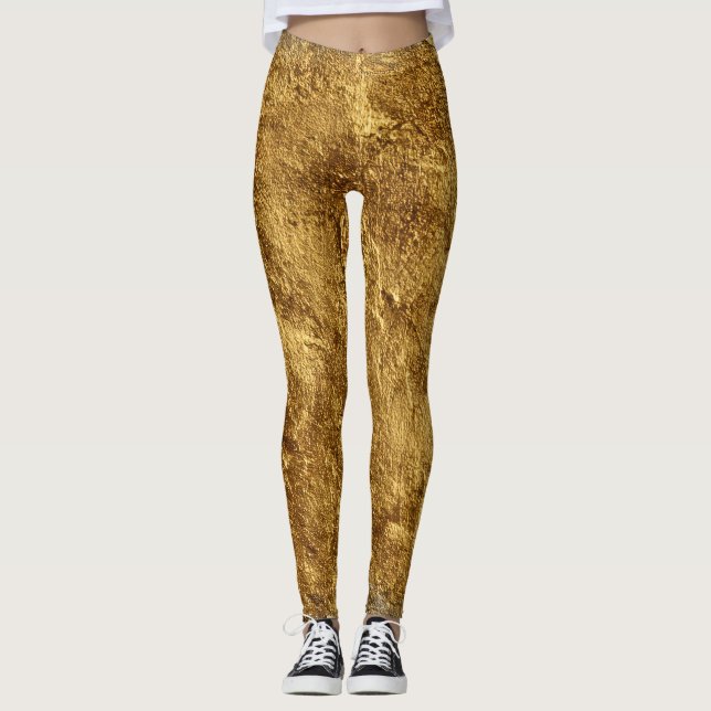 Leggings Motif doré (Devant)