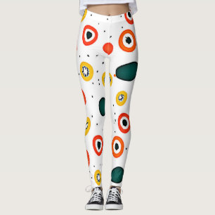 Leggings Motif du cercle de points de jeu