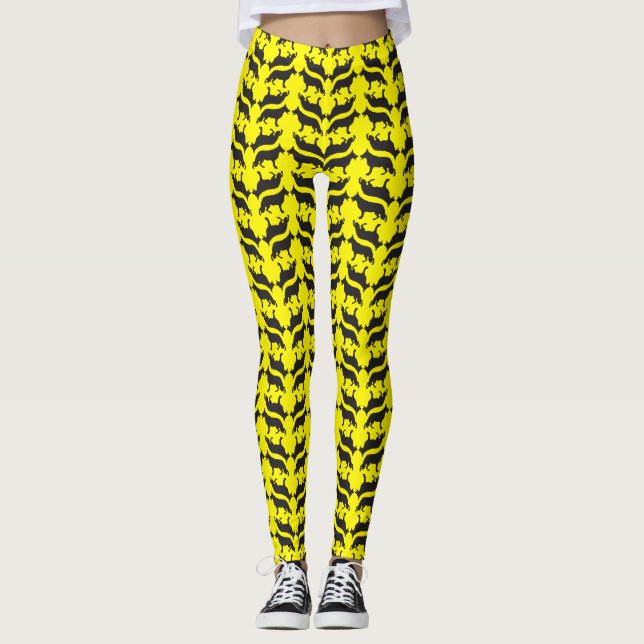 Leggings Motif du chien Berger allemand (Devant)
