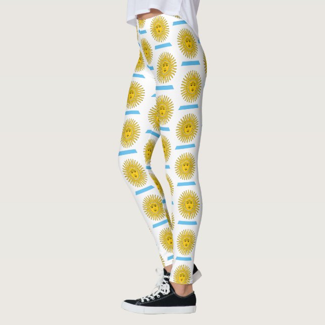 Leggings Motif du drapeau argentin (Gauche)